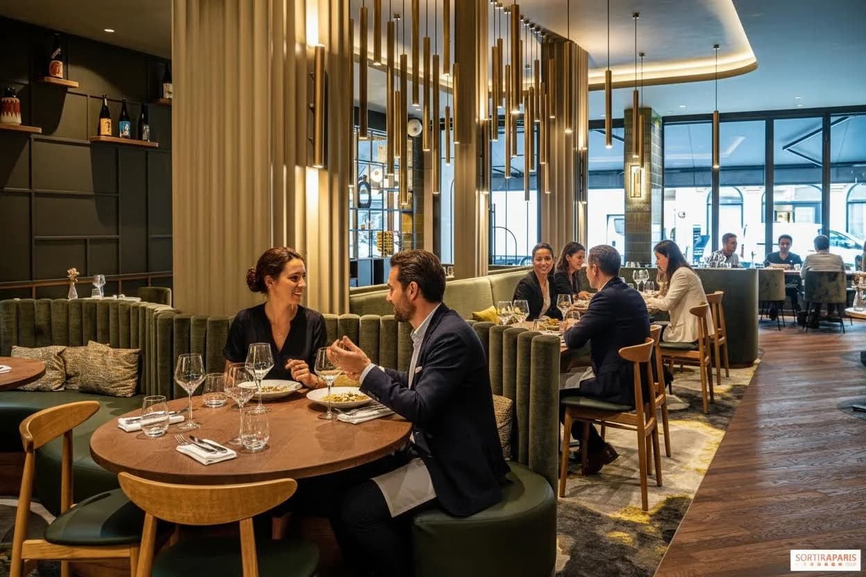 Dining room filled with happy guests
